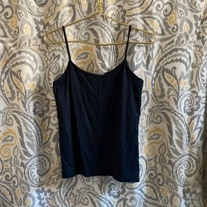 ZARA Black Stretch Basic Tank